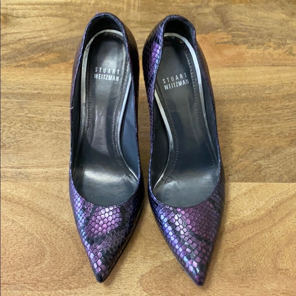 Stuart Weitzman purple heels sz 81/2  $90